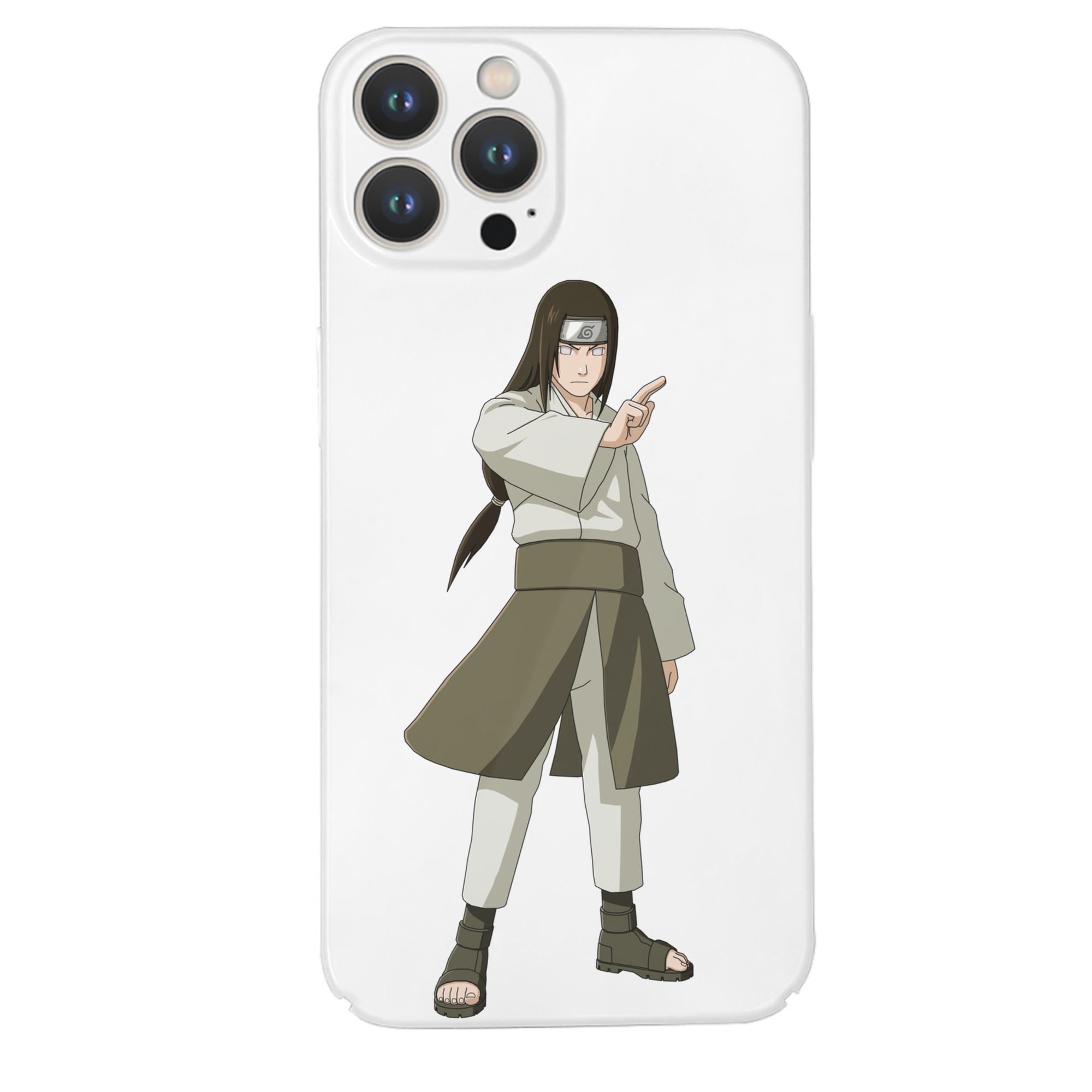 （画像用） NARUTO -ナルト- 日向ネジ Hyūga Neji 【iPhone 14シリーズ対応】ハードケース